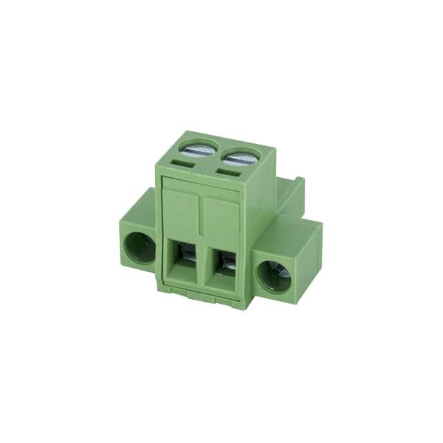 5ESDVM-02P TERM BLK 2POS 5.00MM SCRW PLG
