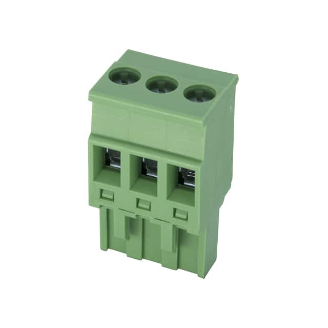 5ESDP-03P TERM BLK 3POS 5.00MM SCRW PLG
