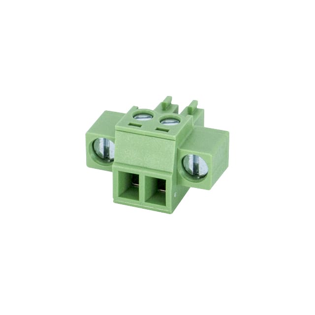 EC381VM-02P TERM BLK 2POS 3.81MM SCRW PLG