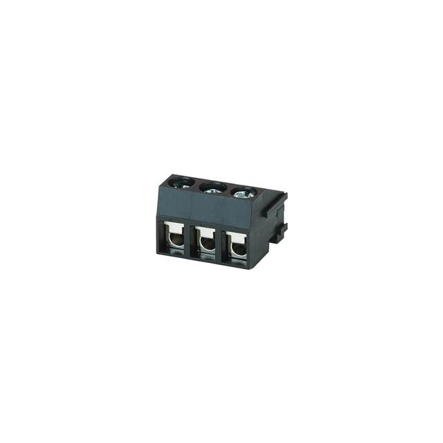 ED130F-03P-BK TERM BLK 3POS 5.00mm SCRW PLG