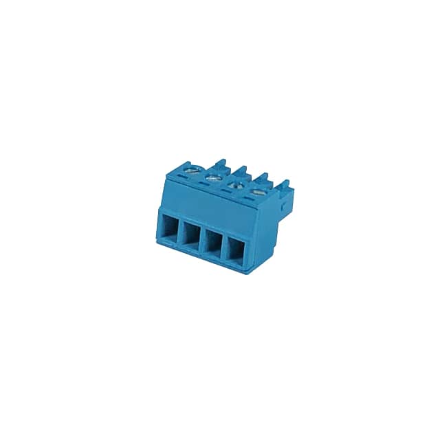 EC381V-04P-BL TERM BLK 4POS 3.81MM SCRW PLG