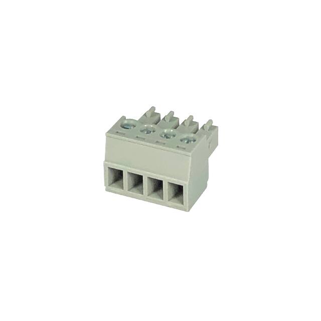 EC381V-04P-GY TERM BLK 4POS 3.81MM SCRW PLG