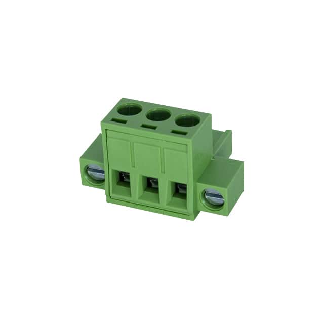 2ESDVM-03P TERM BLK 3POS 5.08MM SCRW PLG