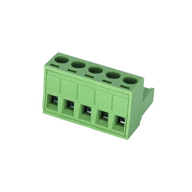 2ESDV-05P TERM BLK 5POS 5.08MM SCRW PLG