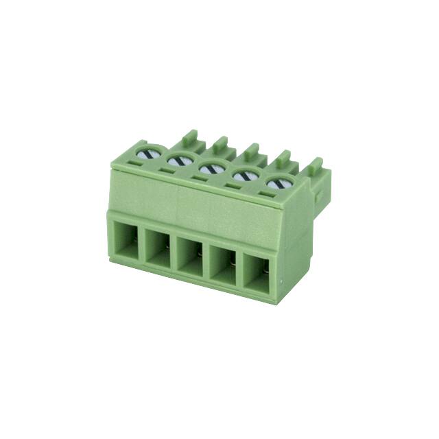 EC381V-05P TERM BLK 5POS 3.81MM SCRW PLG