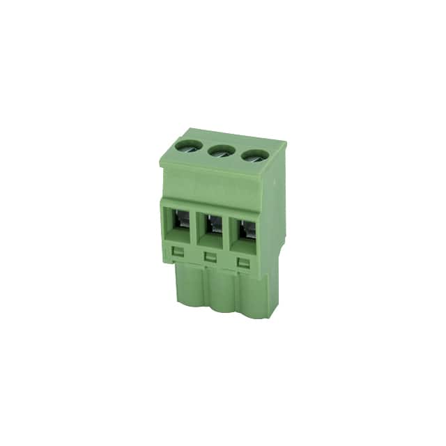 2ESDPL-03P TERM BLK 3POS 5.08MM SCRW PLG