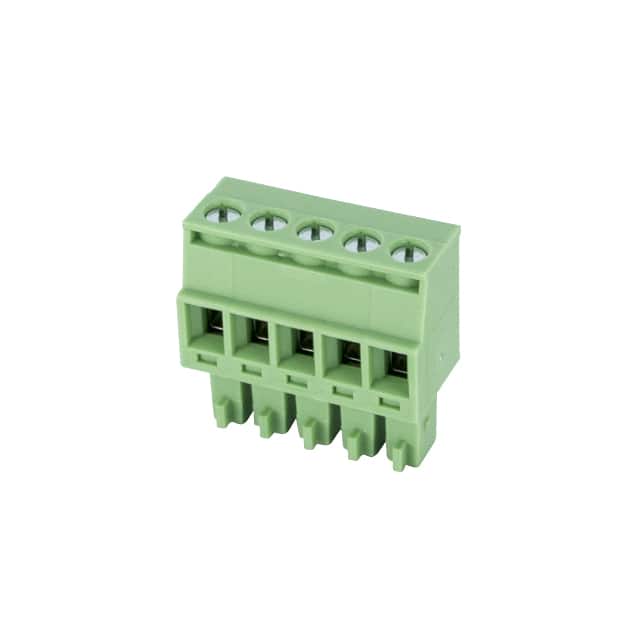 EC381R-05P TERM BLK 5POS 3.81MM SCRW PLG