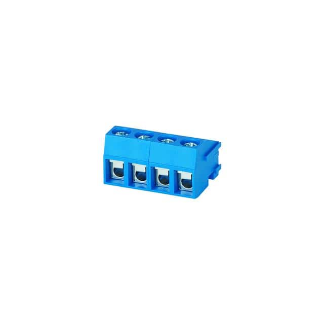 ED130F-04P TERM BLK 4POS 5.00mm SCRW PLG