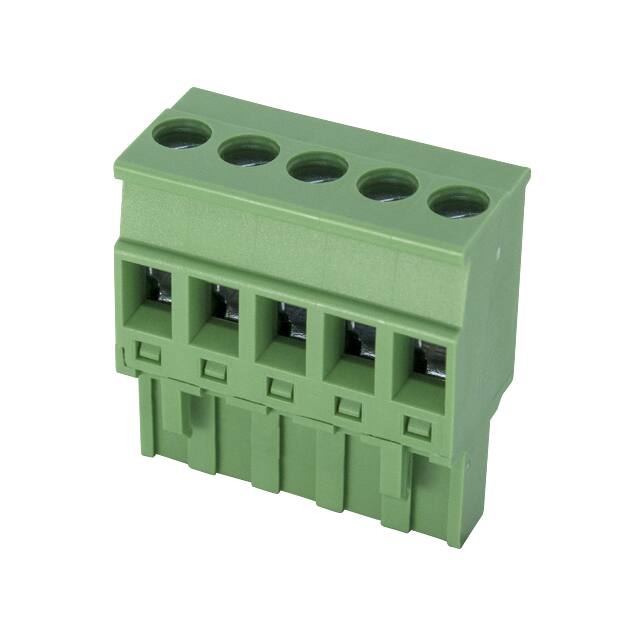 5ESDP-05P TERM BLK 5POS 5.00MM SCRW PLG