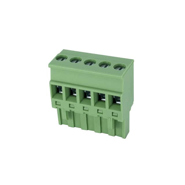 2ESDP-05P TERM BLK 5POS 5.08MM SCRW PLG
