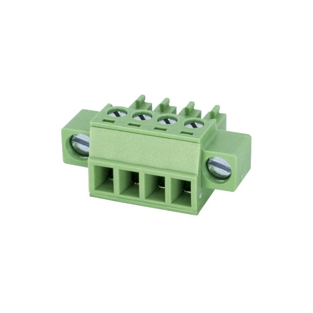 EC381VM-04P TERM BLK 4POS 3.81MM SCRW PLG