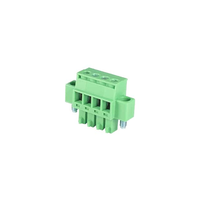 EC381RM-04P TERM BLK 4POS 3.81MM SCRW PLG
