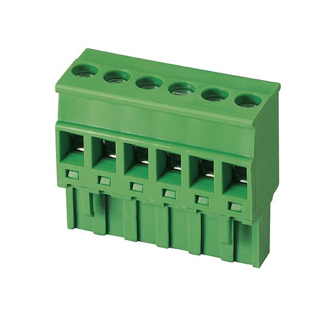 5ESDP-06P TERM BLK 6POS 5.00MM SCRW PLG