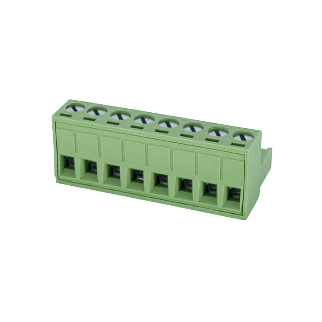5ESDV-08P TERM BLK 8POS 5.00MM SCRW PLG