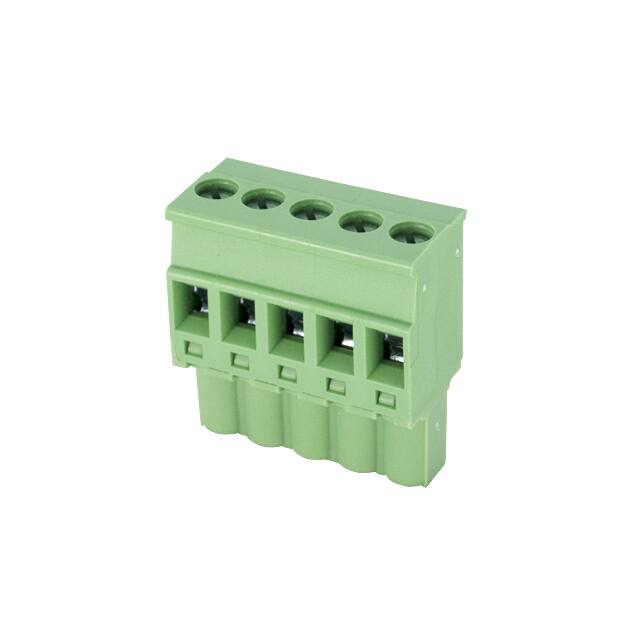 5ESDPL-05P TERM BLK 5POS 5.00MM SCRW PLG