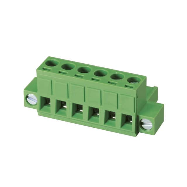 2ESDVM-06P TERM BLK 6POS 5.08MM SCRW PLG
