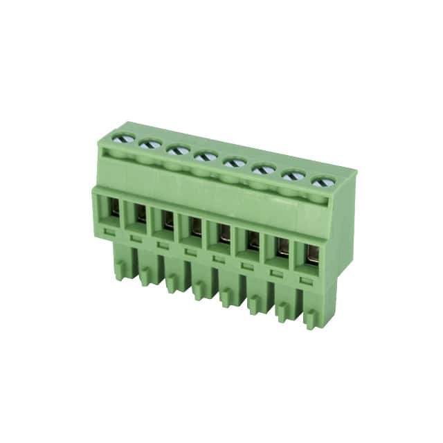EC381R-08P TERM BLK 8POS 3.81MM SCRW PLG