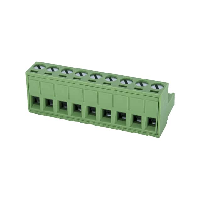 5ESDV-09P TERM BLK 9POS 5.00MM SCRW PLG