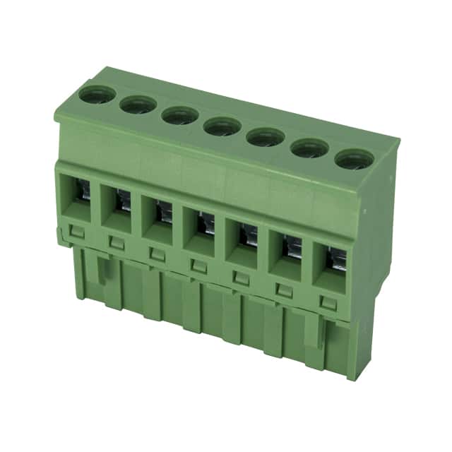 5ESDP-07P TERM BLK 7POS 5.00MM SCRW PLG