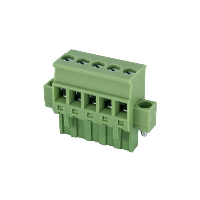 2ESDPM-05P TERM BLK 5POS 5.08MM SCRW PLG