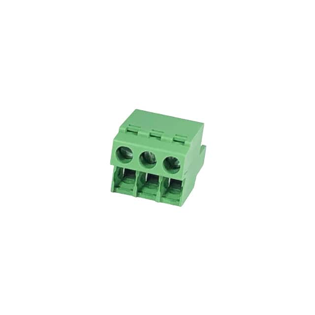 2ESDF-03P TERM BLK 3POS 5.08MM SCRW PLG