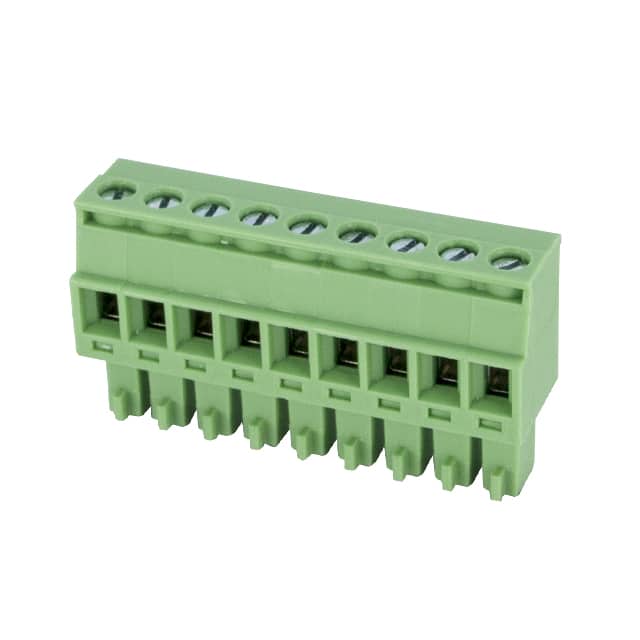EC381R-09P TERM BLK 9POS 3.81MM SCRW PLG
