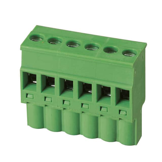 5ESDPL-06P TERM BLK 6POS 5.00MM SCRW PLG