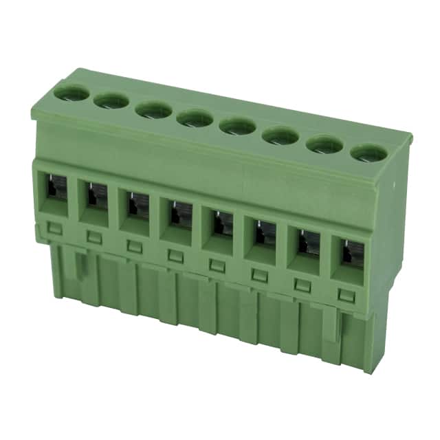 5ESDP-08P TERM BLK 8POS 5.00MM SCRW PLG