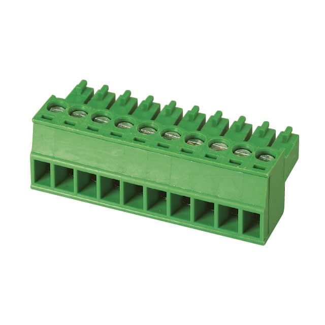 EC381V-10P TERM BLK 10POS 3.81mm SCRW PLG
