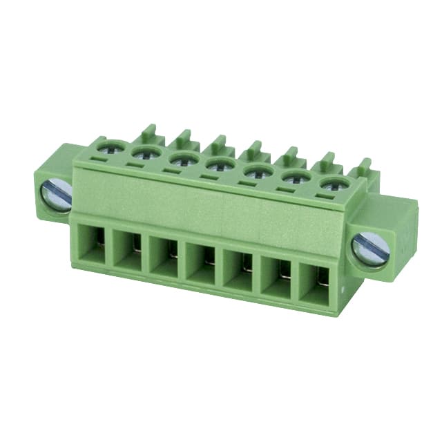 EC381VM-07P TERM BLK 7POS 3.81MM SCRW PLG