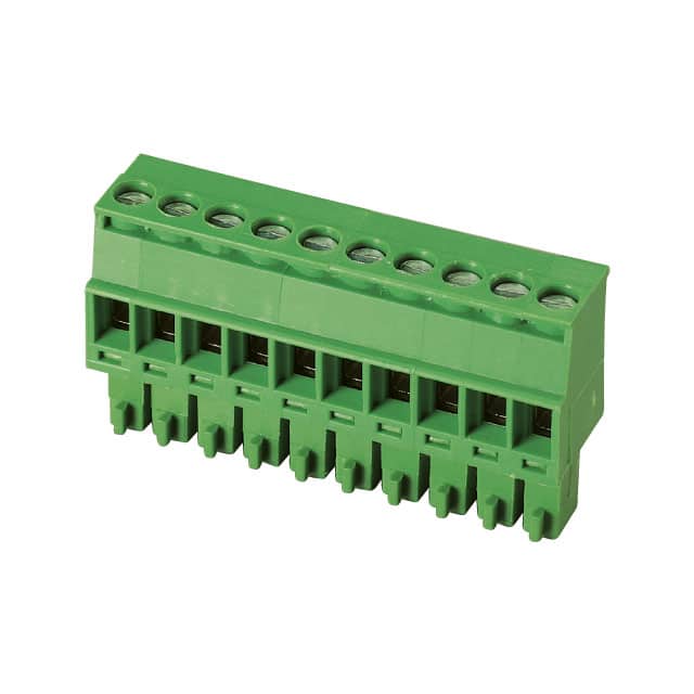 EC381R-10P TERM BLK 10POS 3.81MM SCRW PLG