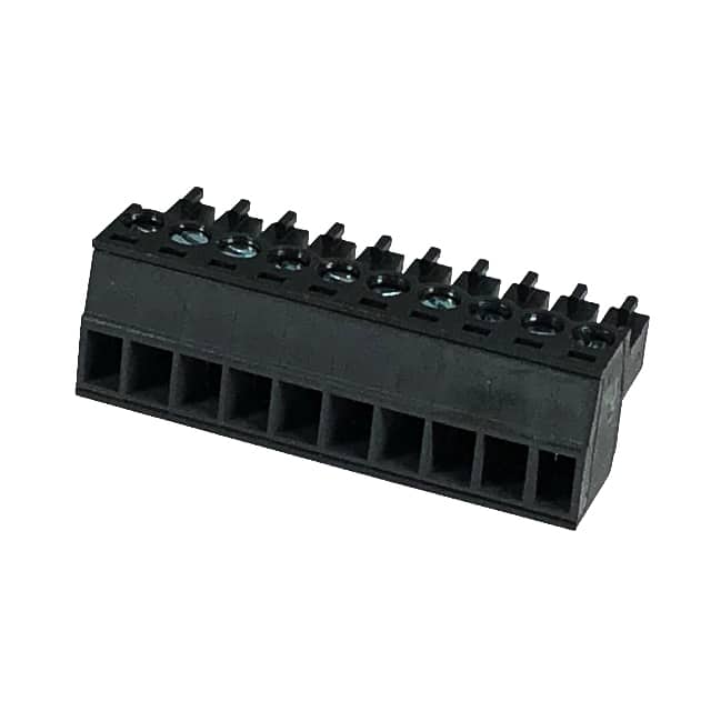 EC350V-10P-BK TERM BLK 10POS 3.50MM SCRW PLG