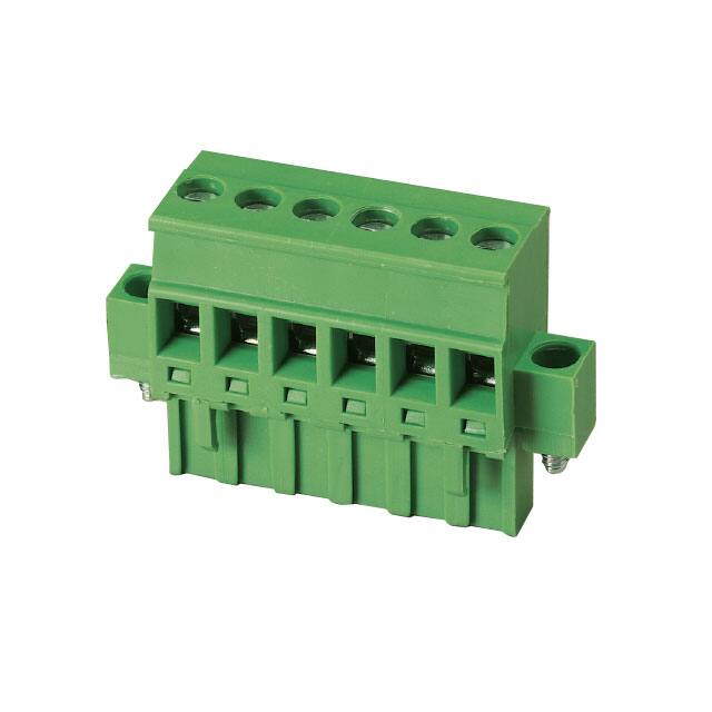 5ESDPM-06P TERM BLK 6POS 5.00MM SCRW PLG