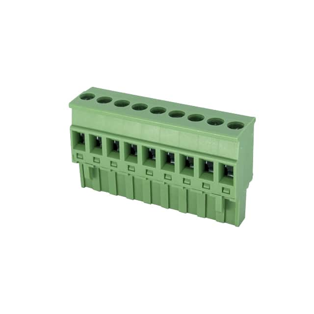 5ESDP-09P TERM BLK 9POS 5.00MM SCRW PLG