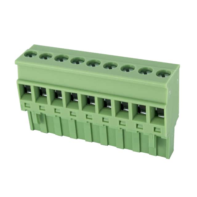 2ESDP-09P TERM BLK 9POS 5.08MM SCRW PLG