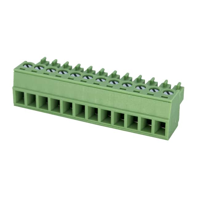 EC381V-12P TERM BLK 12POS 3.81MM SCRW PLG