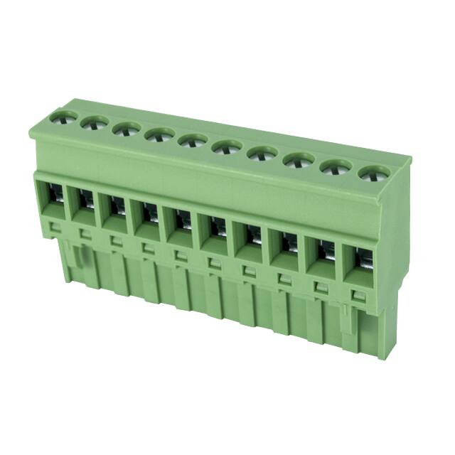 2ESDP-10P TERM BLK 10POS 5.08MM SCRW PLG
