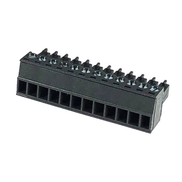 EC350V-12P-BK TERM BLK 12POS 3.50MM SCRW PLG