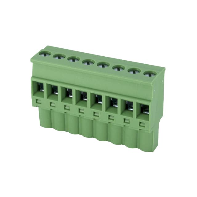 2ESDPL-08P TERM BLK 8POS 5.08MM SCRW PLG