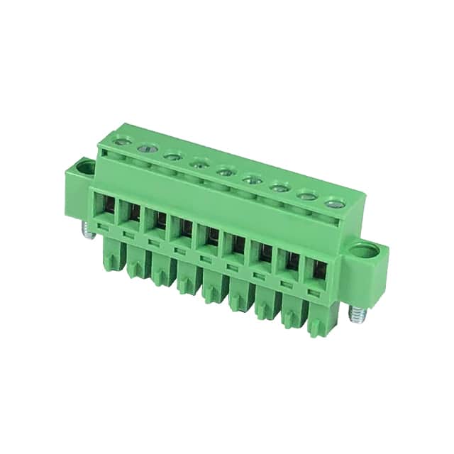 EC381RM-09P TERM BLK 9POS 3.81MM SCRW PLG