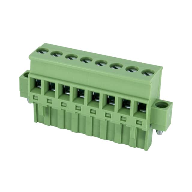 2ESDPM-08P TERM BLK 8POS 5.08MM SCRW PLG