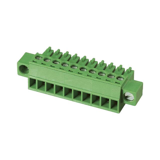 EC381VM-10P TERM BLK 10POS 3.81MM SCRW PLG