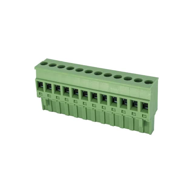 5ESDP-12P TERM BLK 12POS 5.00MM SCRW PLG