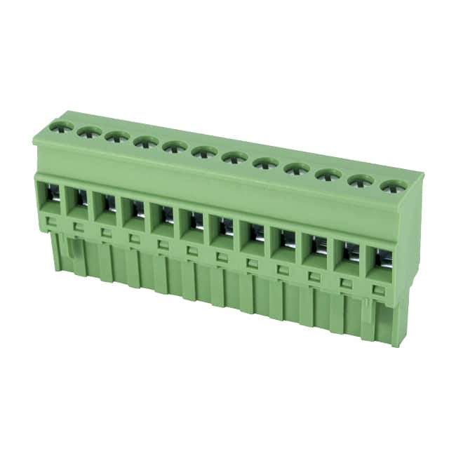 2ESDP-12P TERM BLK 12POS 5.08MM SCRW PLG