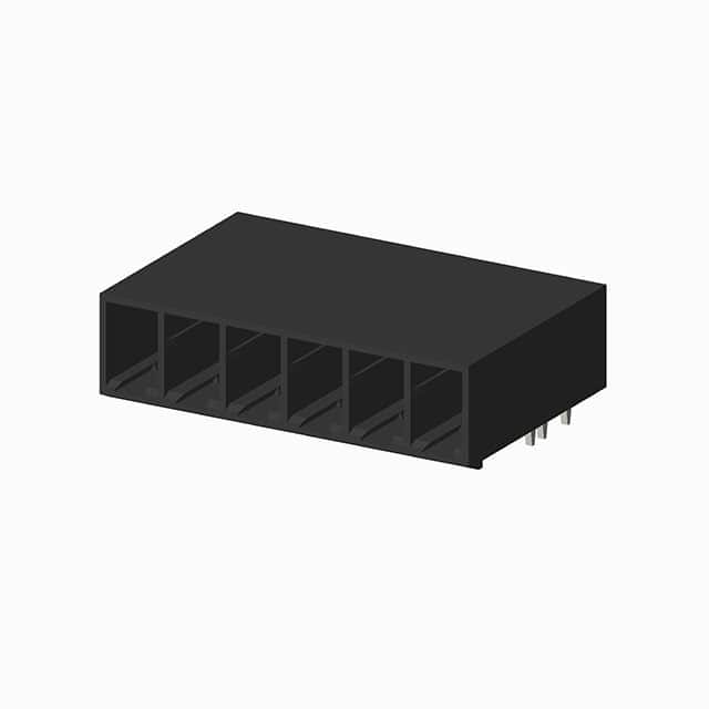 ECH762RR-06P TERM BLK 6POS 7.62MM HDR