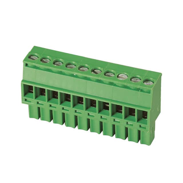 EC381RL-10P TERM BLK 10POS 3.81MM SCRW PLG