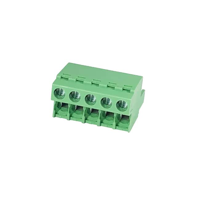 2ESDF-05P TERM BLK 5POS 5.08MM SCRW PLG