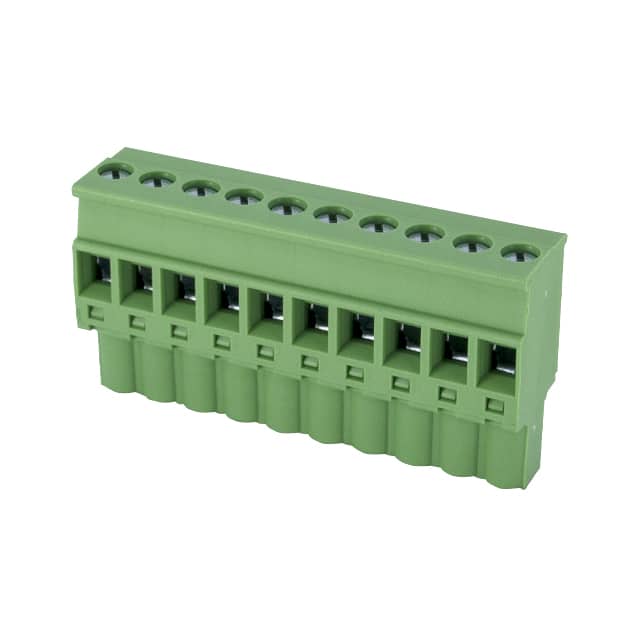 2ESDPL-10P TERM BLK 10POS 5.08MM SCRW PLG