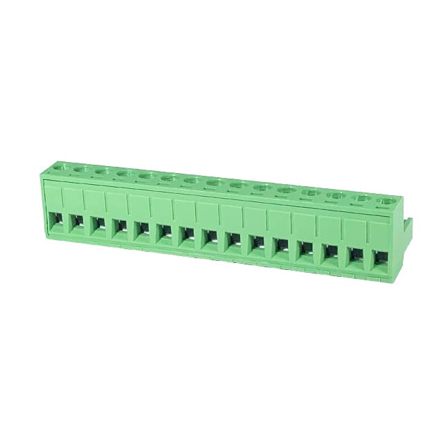 2ESDV-15P TERM BLK 15POS 5.08MM SCRW PLG