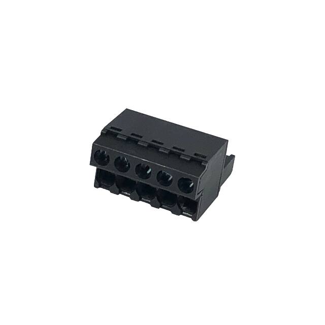 5ESDF-05P-BK TERM BLK 5POS 5.00MM SCRW PLG